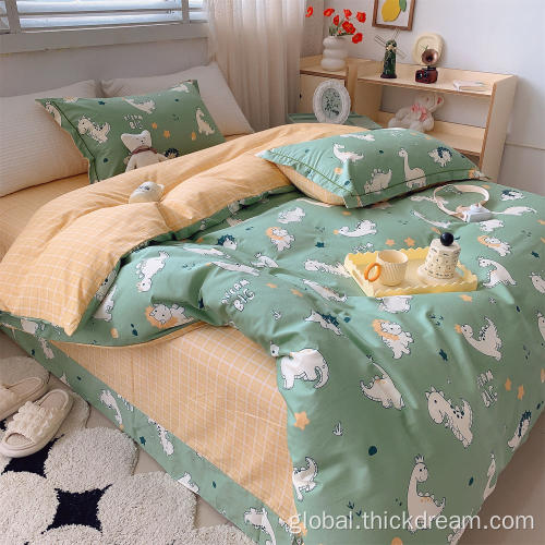 Dinosaur Valley bed sheet cover bedding pillowcase set